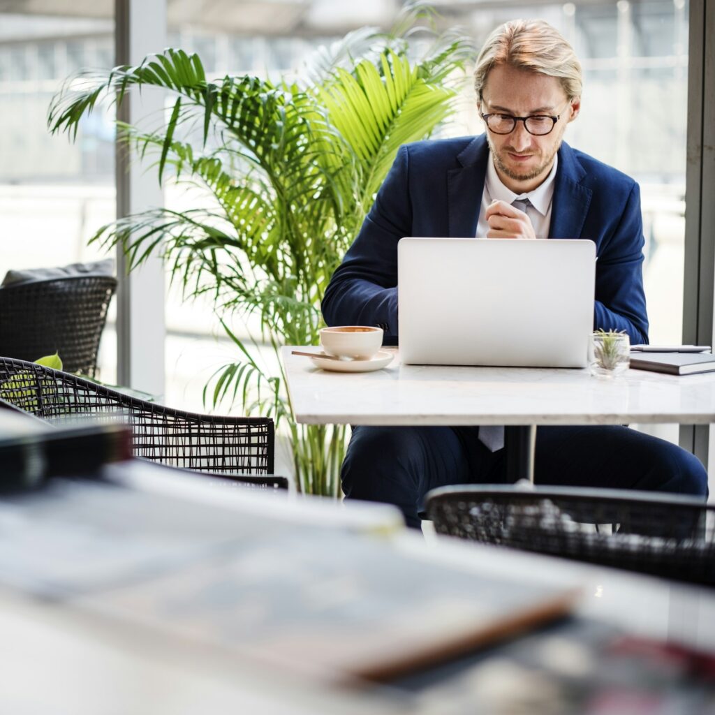 Businessman Working Thinking Business Concept